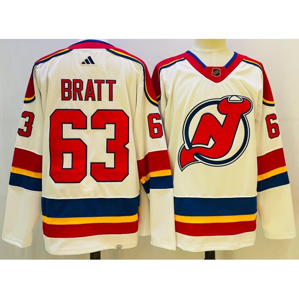 Jesper Bratt #63 New Jersey Devils Jersey