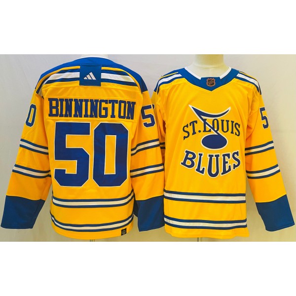 Jordan Binnington #50 St. Louis Blues Jersey