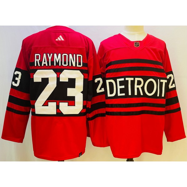 Lucas Raymond #23 Detroit Red Wings Jersey