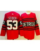 Moritz Seider #53 Detroit Red Wings Jersey