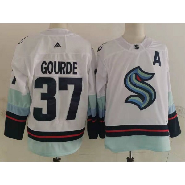  Yanni Gourde #37 Seattle Kraken Jersey