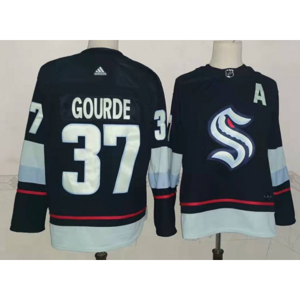  Yanni Gourde #37 Seattle Kraken Jersey