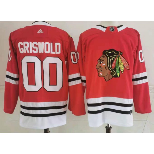 Clark Griswold #00 Chicago Blackhawks Jersey