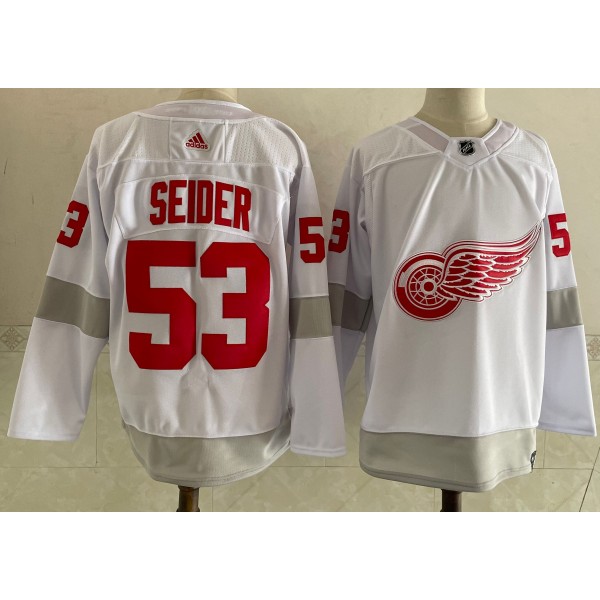 Moritz Seider #53 Detroit Red Wings Jersey