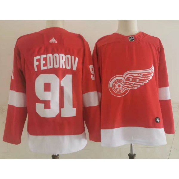 Sergei Fedorov #91 Detroit Red Wings Jersey