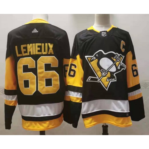 Mario Lemieux #66 Pittsburgh Penguins Jersey