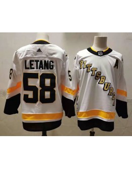 Kris Letang #58 Pittsburgh Penguins Jersey