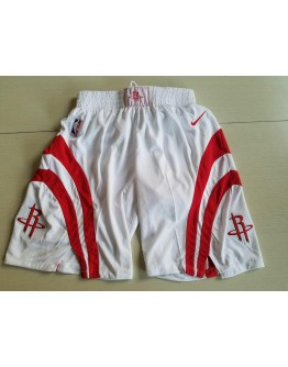 Houston Rockets White Shorts