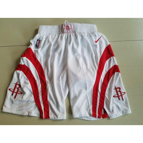 Houston Rockets White Shorts