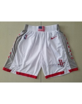 Houston Rockets White Shorts