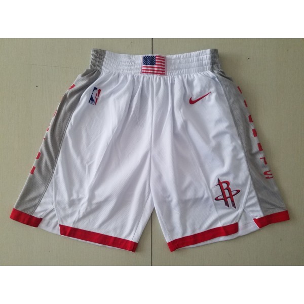 Houston Rockets White Shorts