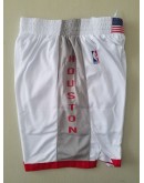 Houston Rockets White Shorts