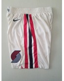 Portland Trail Blazers White Shorts