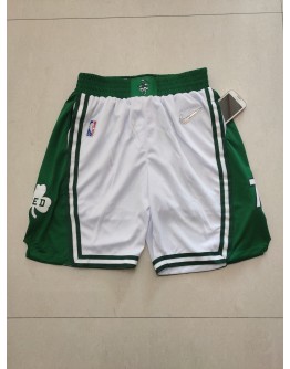 Boston Celtics White Shorts