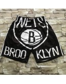 Brooklyn Nets Black Shorts