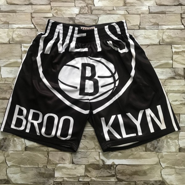 Brooklyn Nets Black Shorts