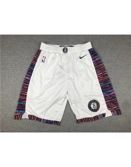 Brooklyn Nets White Shorts