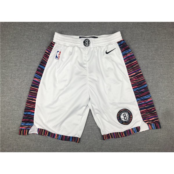 Brooklyn Nets White Shorts