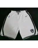 Brooklyn Nets White Shorts