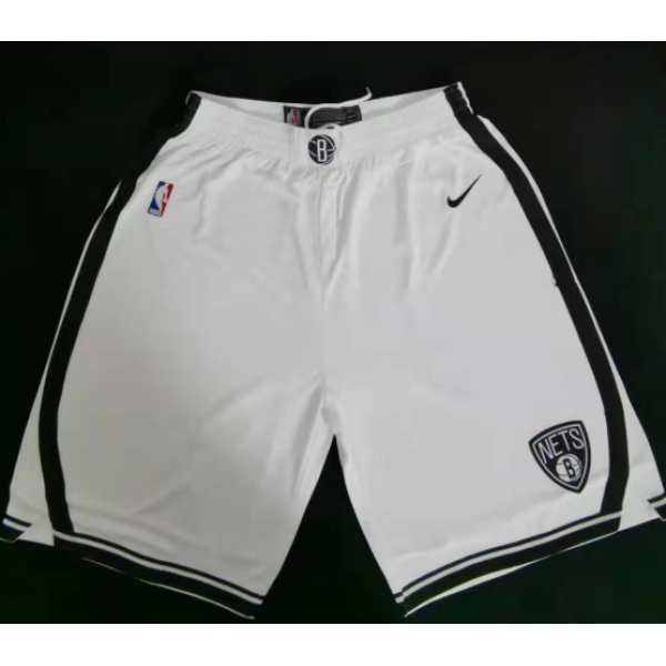 Brooklyn Nets White Shorts