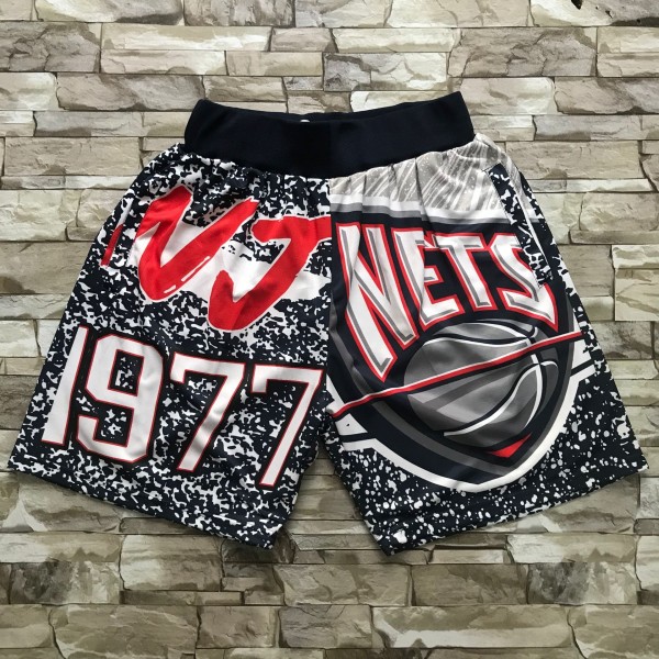 Brooklyn Nets Black Shorts