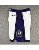 Los Angeles Lakers White Shorts