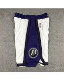 Los Angeles Lakers White Shorts