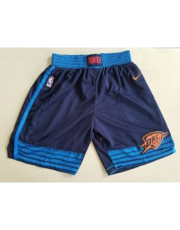 Oklahoma City Thunder Navy Blue Shorts