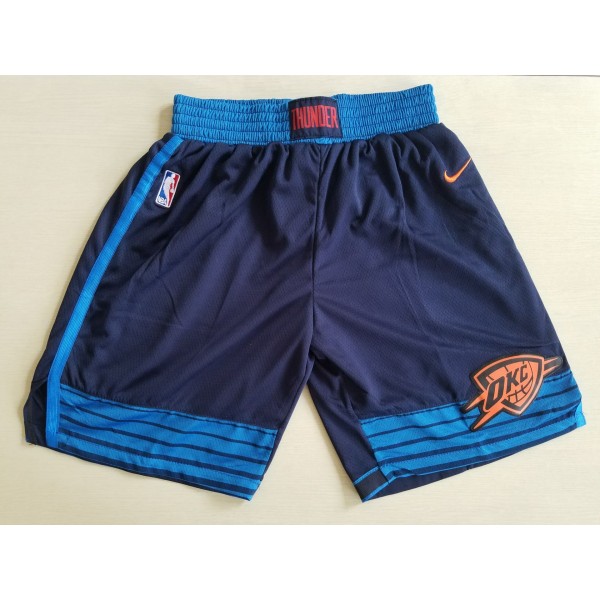 Oklahoma City Thunder Navy Blue Shorts