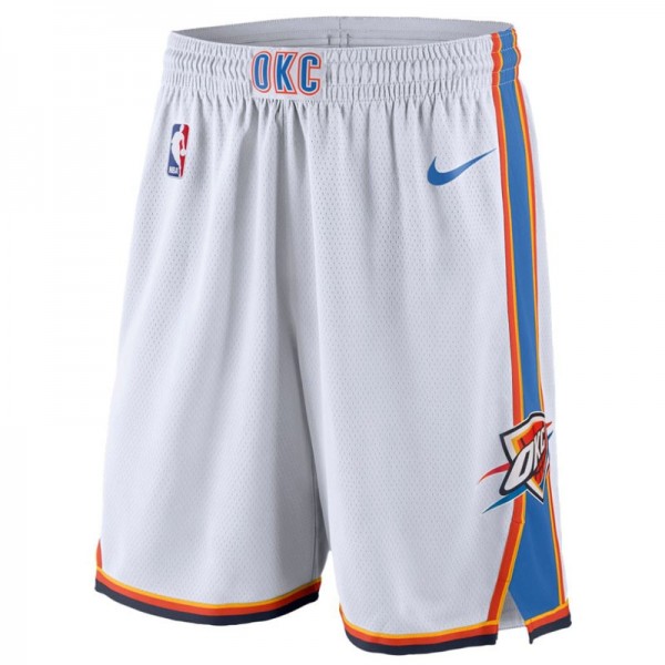 Oklahoma City Thunder White Shorts