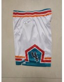 San Antonio Spurs White Shorts