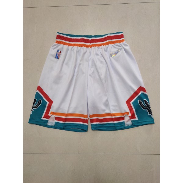 San Antonio Spurs White Shorts