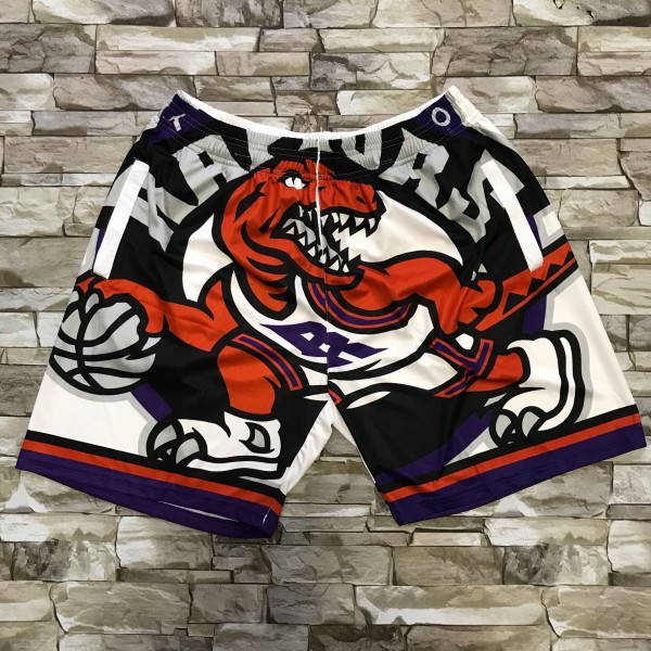 Toronto Raptors Black & White Shorts