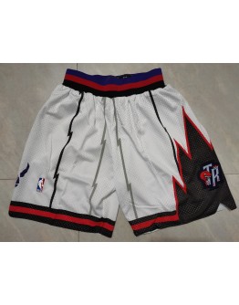 Toronto Raptors White Shorts