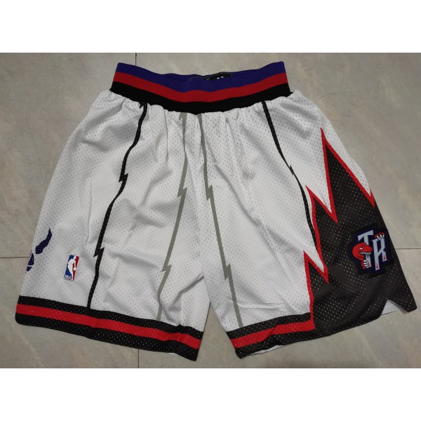 Toronto Raptors White Shorts