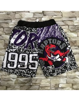 Toronto Raptors Black Shorts