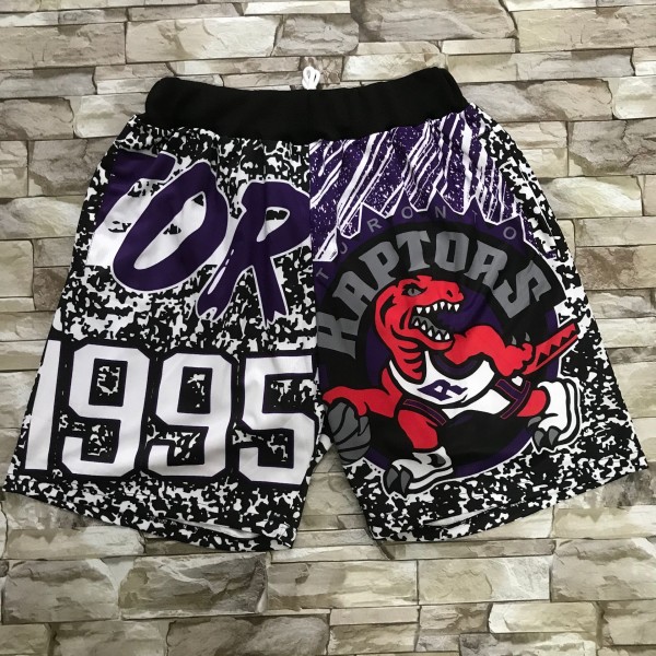 Toronto Raptors Black Shorts