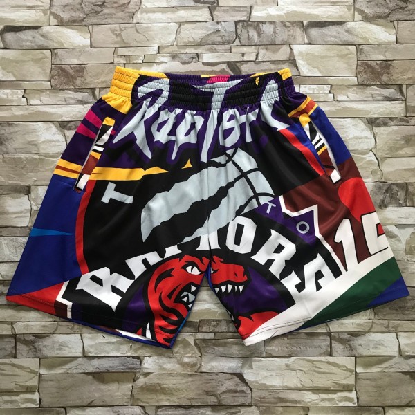 Toronto Raptors Multi-Color Shorts