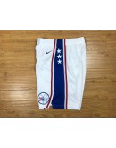 Philadelphia 76ers White Shorts