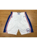 Philadelphia 76ers White Shorts