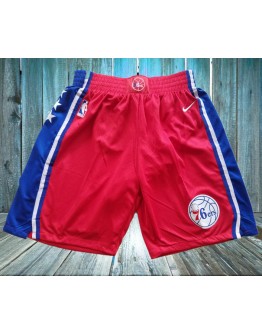 Philadelphia 76ers Red Shorts