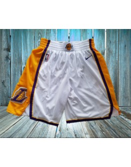 Los Angeles Lakers White Shorts