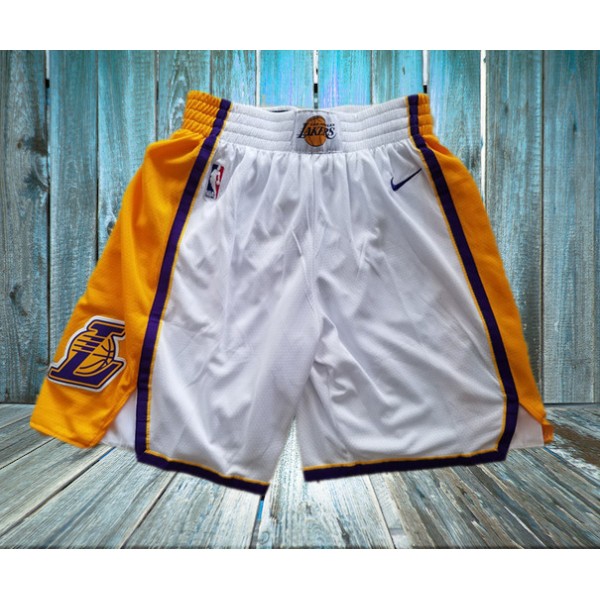 Los Angeles Lakers White Shorts