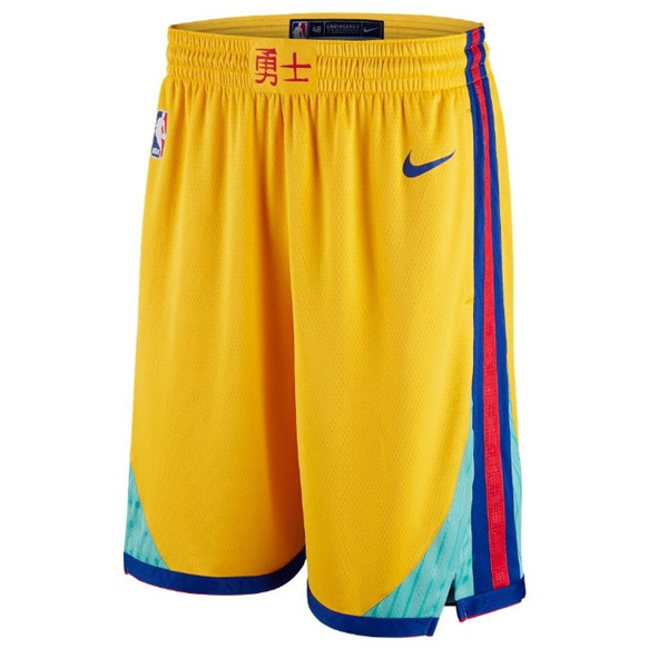 Golden State Warriors Yellow Shorts