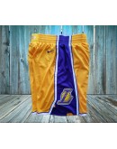 Los Angeles Lakers Yellow Shorts