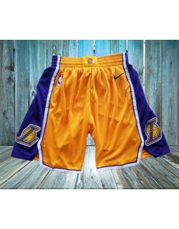 Los Angeles Lakers Yellow Shorts