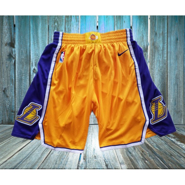 Los Angeles Lakers Yellow Shorts