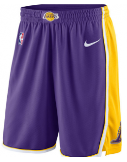 Los Angeles Lakers Purple Shorts