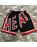 Miami Heat Black Shorts