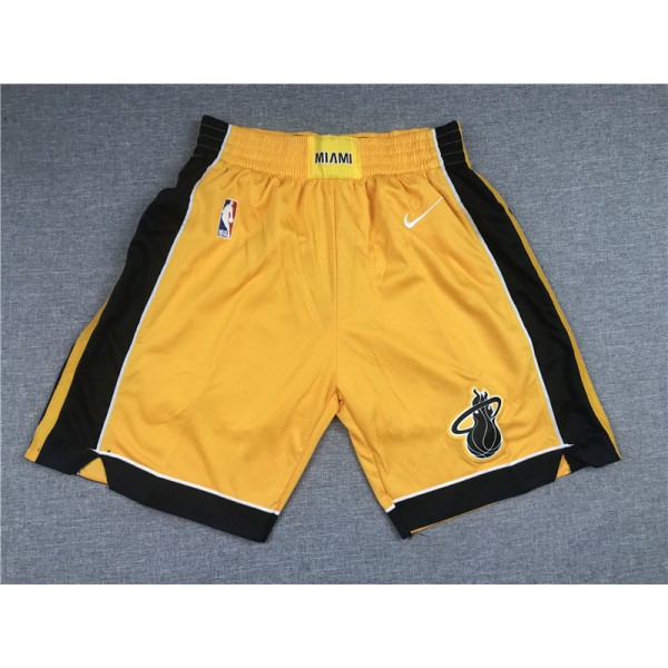 Miami Heat Yellow Shorts